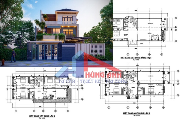 Bản Vẽ Thiết Kế Nhà Biệt Thự - Nền Tảng Quan Trọng Cho Một Ngôi Nhà Hoàn Hảo bản thiết kế nhà biệt thự kết hợp