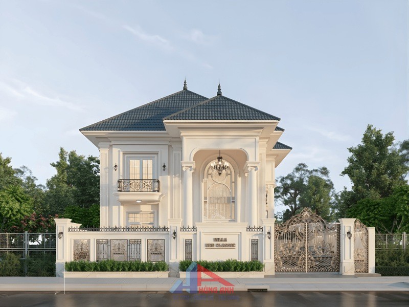 Mẫu Thiết kế Nhà Tân Cổ Điển Sang Trọng, Vượt Thời Gian biệt thự tân cổ điển