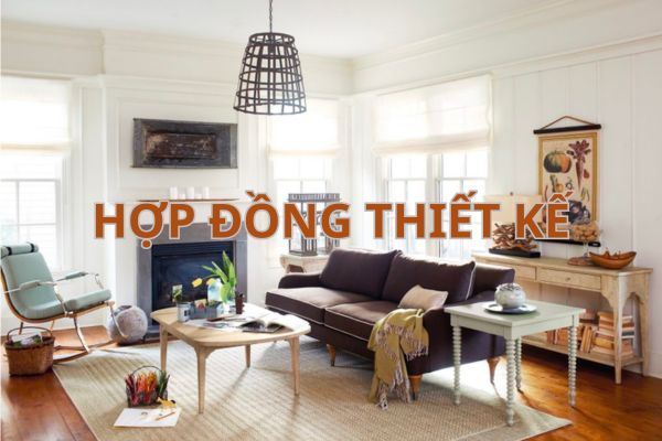 Thiết kế phòng khách chung cư hợp đồng thiết kế