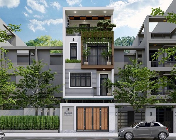 Xu hướng mẫu thiết kế nhà 3 tầng mới nhất 2026 mẫu thiết kế nhà 3 tầng mái bằng đẹp