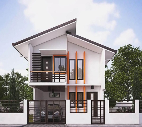 Tổng hợp mẫu nhà ống đẹp, hiện đại, tiết kiệm chi phí mẫu nhà ống 2 tầng mái lệch