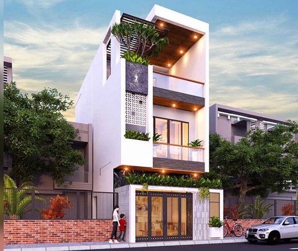Tổng hợp mẫu nhà ống đẹp, hiện đại, tiết kiệm chi phí mẫu nhà ống mặt tiền 5m