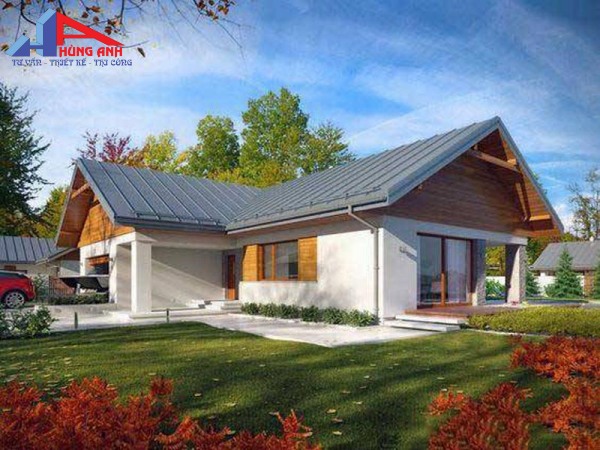 Mẫu thiết kế nhà cấp 4 trọn gói đẹp, rẻ, độc đáo nhà cấp 4 chữ l