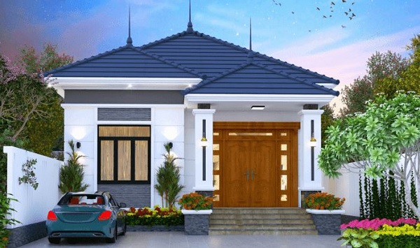 40+ Mẫu thiết kế nhà cấp 4 đẹp, hiện đại & tiết kiệm chi phí 2025 nhà cấp 4 mái thái