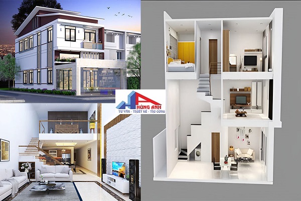 Mẫu thiết kế nhà 2 tầng đẹp, hiện đại, tiết kiệm chi phí thiết kế nhà 2 tầng