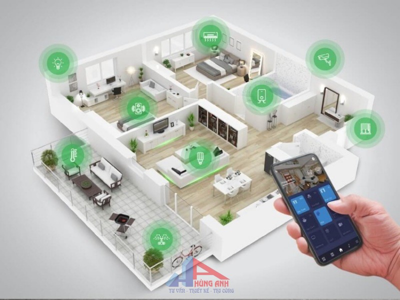 Mẫu Thiết kế Nhà Tân Cổ Điển Sang Trọng, Vượt Thời Gian công nghệ smarthome