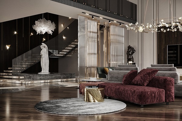 Thiết kế nhà 4 tầng đẹp, hiện đại, sang trọng Thiết kế nội thất nhà phố phong cách Luxury