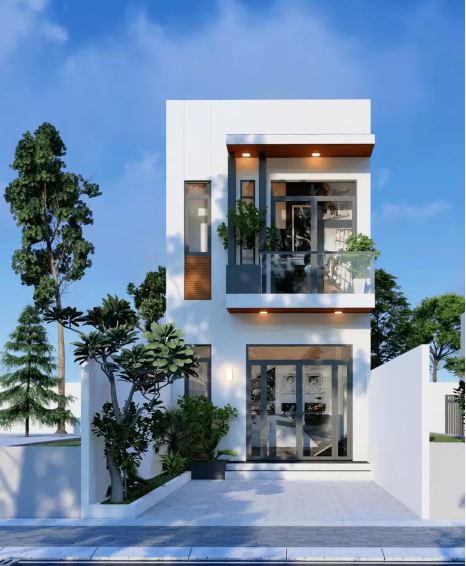 Tổng hợp mẫu nhà ống đẹp, hiện đại, tiết kiệm chi phí mẫu nhà ống 2 tầng mái bằng đẹp