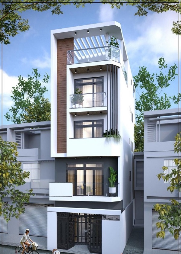 Thiết kế nhà 4 tầng đẹp, hiện đại, sang trọng thiết kế nhà 4 tầng chú ý yếu tố phong thủy