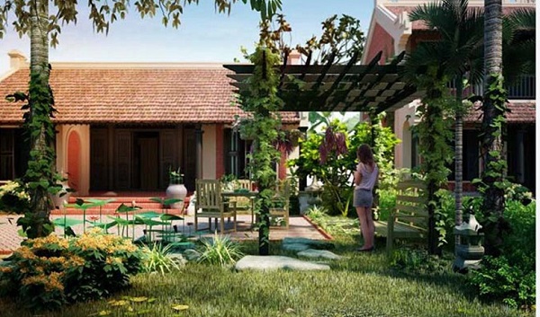 Giá thiết kế nhà vườn trọn gói tốt nhất nhà vườn phong cách đồng quê