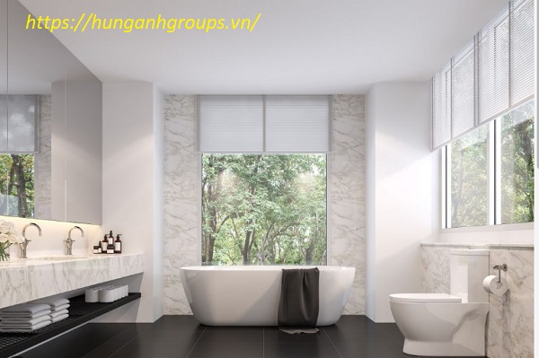 Cập nhật xu hướng thiết kế nhà vệ sinh mới nhất 2025 mẫu thiết kế nhà vệ sinh hiện đại, với gam màu tươi sáng
