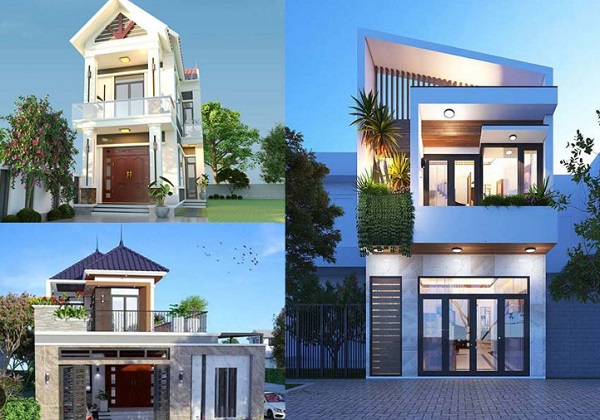 Mẫu thiết kế nhà 2 tầng đẹp, hiện đại, tiết kiệm chi phí hùng anh chuyên thiết kế nhà 2 tầng đẹp