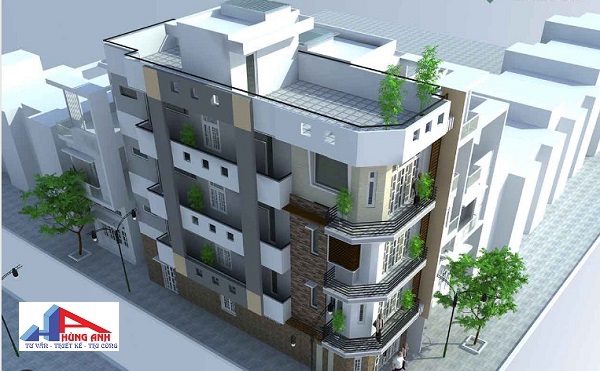 Thiết kế nhà 4 tầng đẹp, hiện đại, sang trọng mẫu thiết kế biệt thự 4 tầng