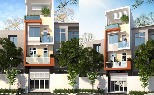 Thiết kế nhà 4 tầng đẹp, hiện đại, sang trọng quy trình thiết kế nhà 4 tầng