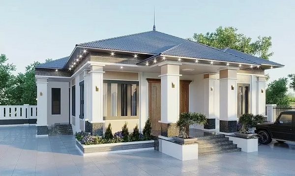 40+ Mẫu thiết kế nhà cấp 4 đẹp, hiện đại & tiết kiệm chi phí 2025 nhà cấp 4 3 phòng ngủ