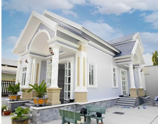 40+ Mẫu thiết kế nhà cấp 4 đẹp, hiện đại & tiết kiệm chi phí 2025 nhà cấp 4 có 3 phòng ngủ