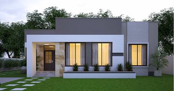 40+ Mẫu thiết kế nhà cấp 4 đẹp, hiện đại & tiết kiệm chi phí 2025 Nhà cấp 4 10x10m