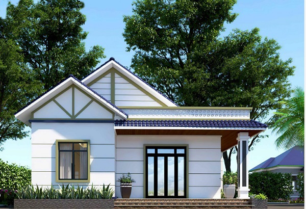 40+ Mẫu thiết kế nhà cấp 4 đẹp, hiện đại & tiết kiệm chi phí 2025 nhà cấp 4 mái thái