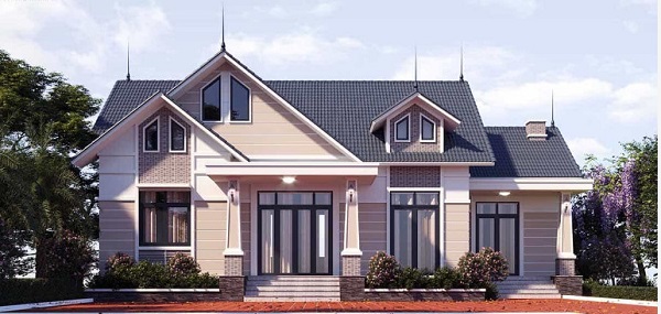 Ngắm nhìn những mẫu nhà mái thái đẹp mê ly cho mọi diện tích nhà cấp 4 mái thái đẹp ở nông thôn