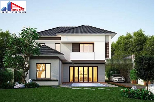 Top 10+ Mẫu Nhà Mái Nhật 2 Tầng Đẹp Nhất Năm Nay Nhà mái Nhật 2 tầng có sân vườn